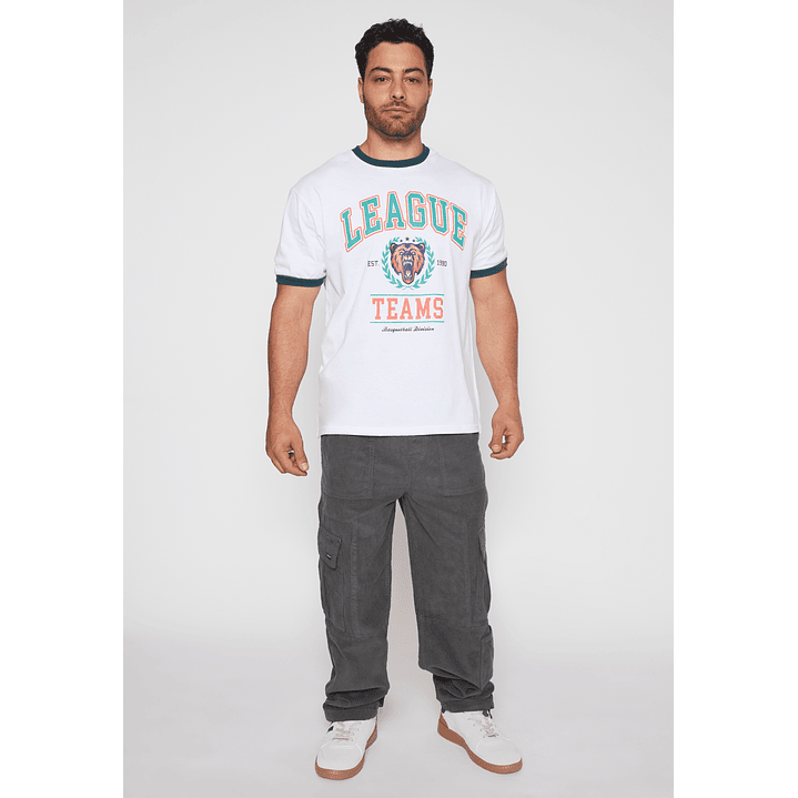 Pantalón Cargo Cotele Hombre Verde Familyshop 2