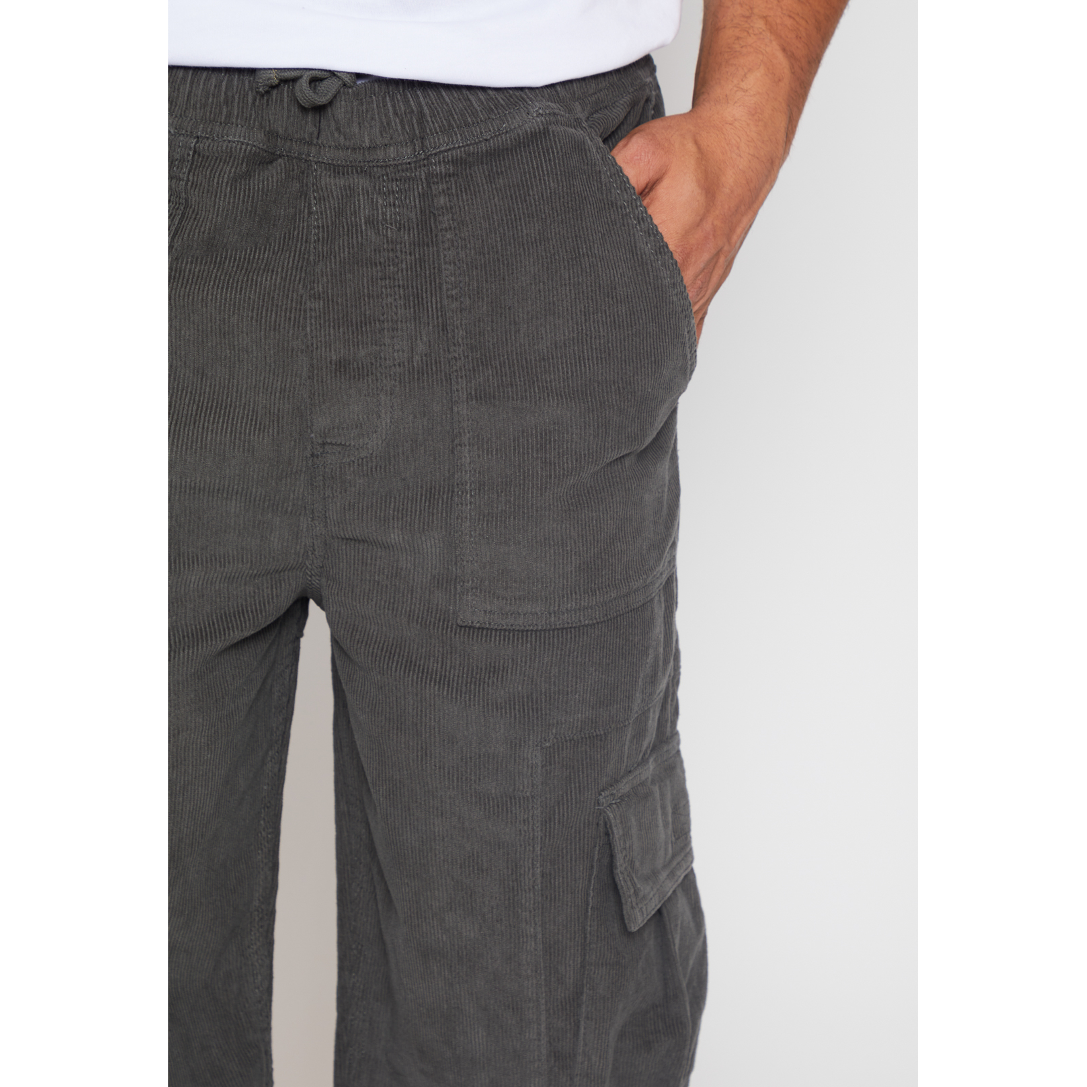 Pantalón Cargo Cotele Hombre Verde Familyshop 4