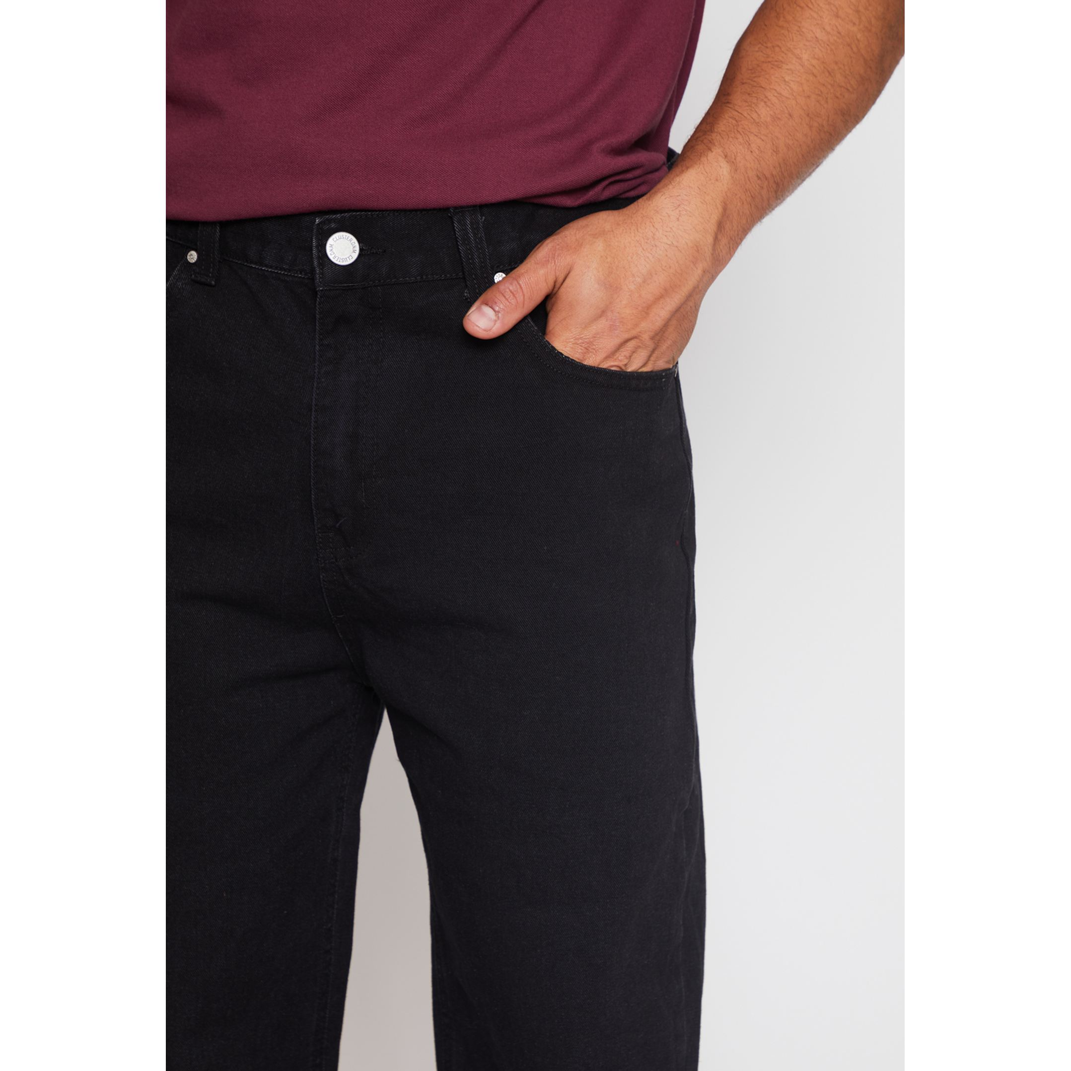 Jeans Basic Hombre Negro Familyshop 4
