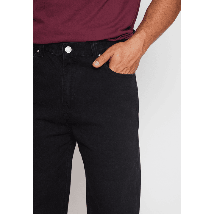 Jeans Basic Hombre Negro Familyshop 4