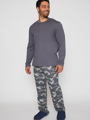 Pijama Jersey Hombre Verde Familyshop