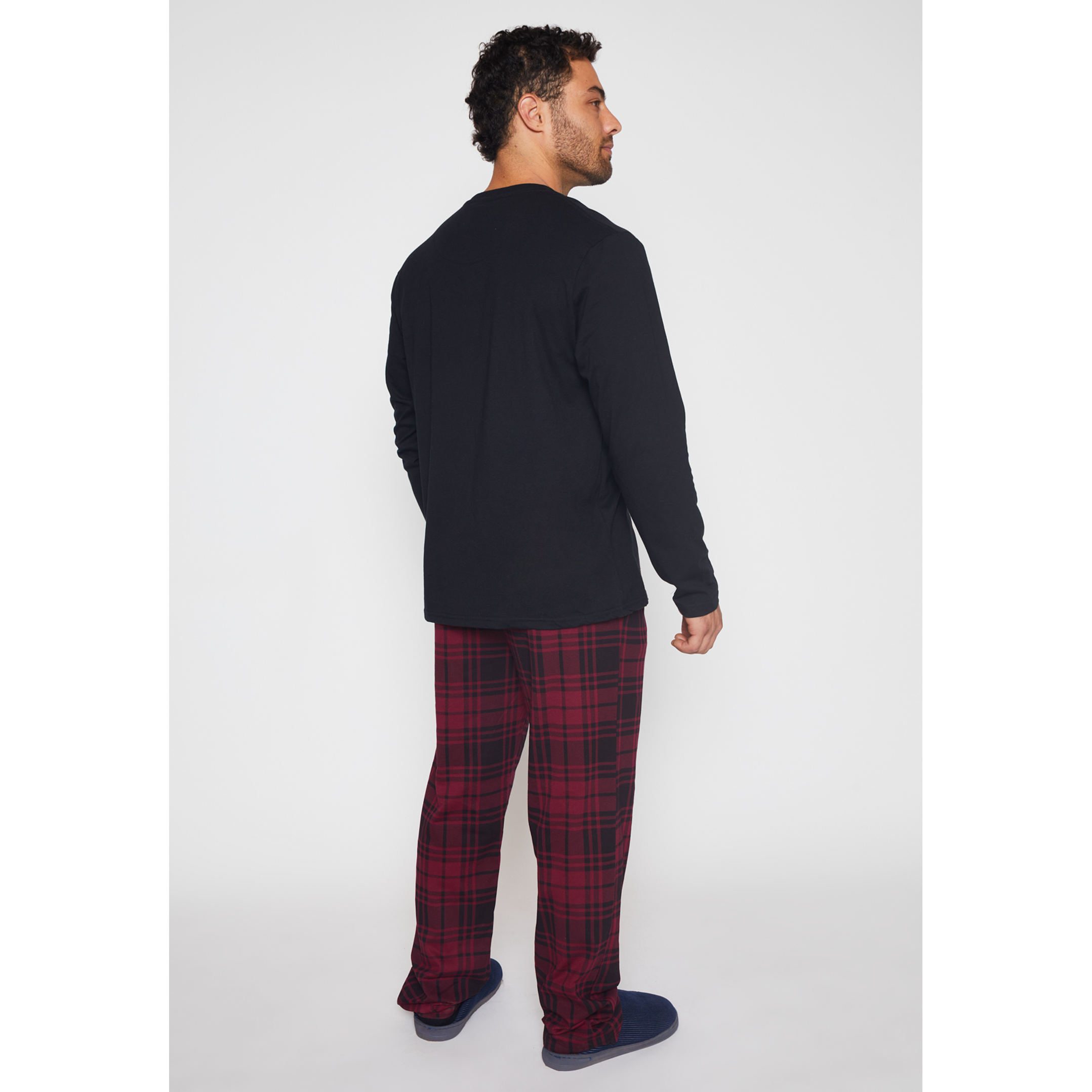 Pijama Jersey Hombre Rojo Familyshop 3