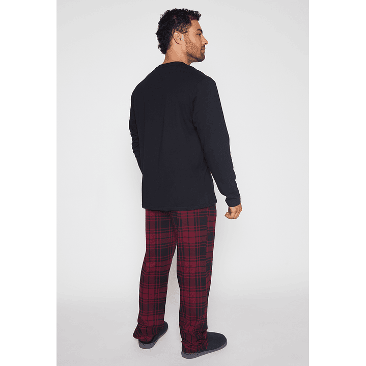 Pijama Jersey Hombre Rojo Familyshop 3