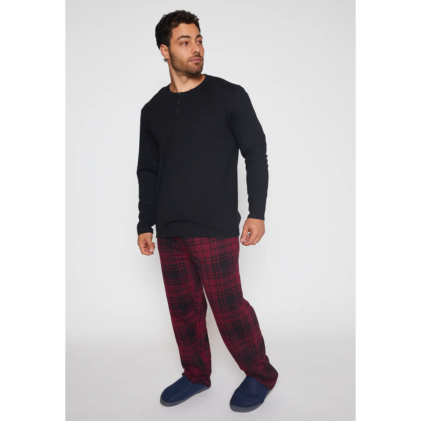 Pijama Jersey Hombre Rojo Familyshop 1