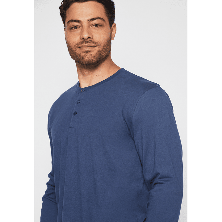 Pijama Jersey Hombre Azul Familyshop 3