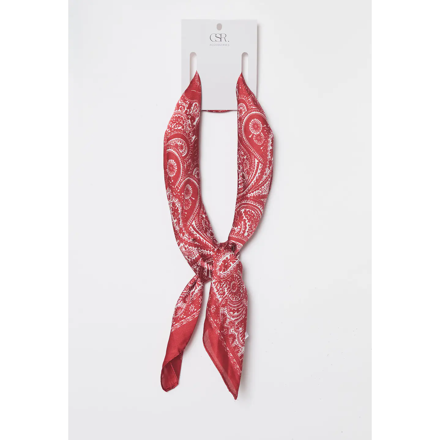 Pañuelo Satín Mujer Rojo Familyshop 1