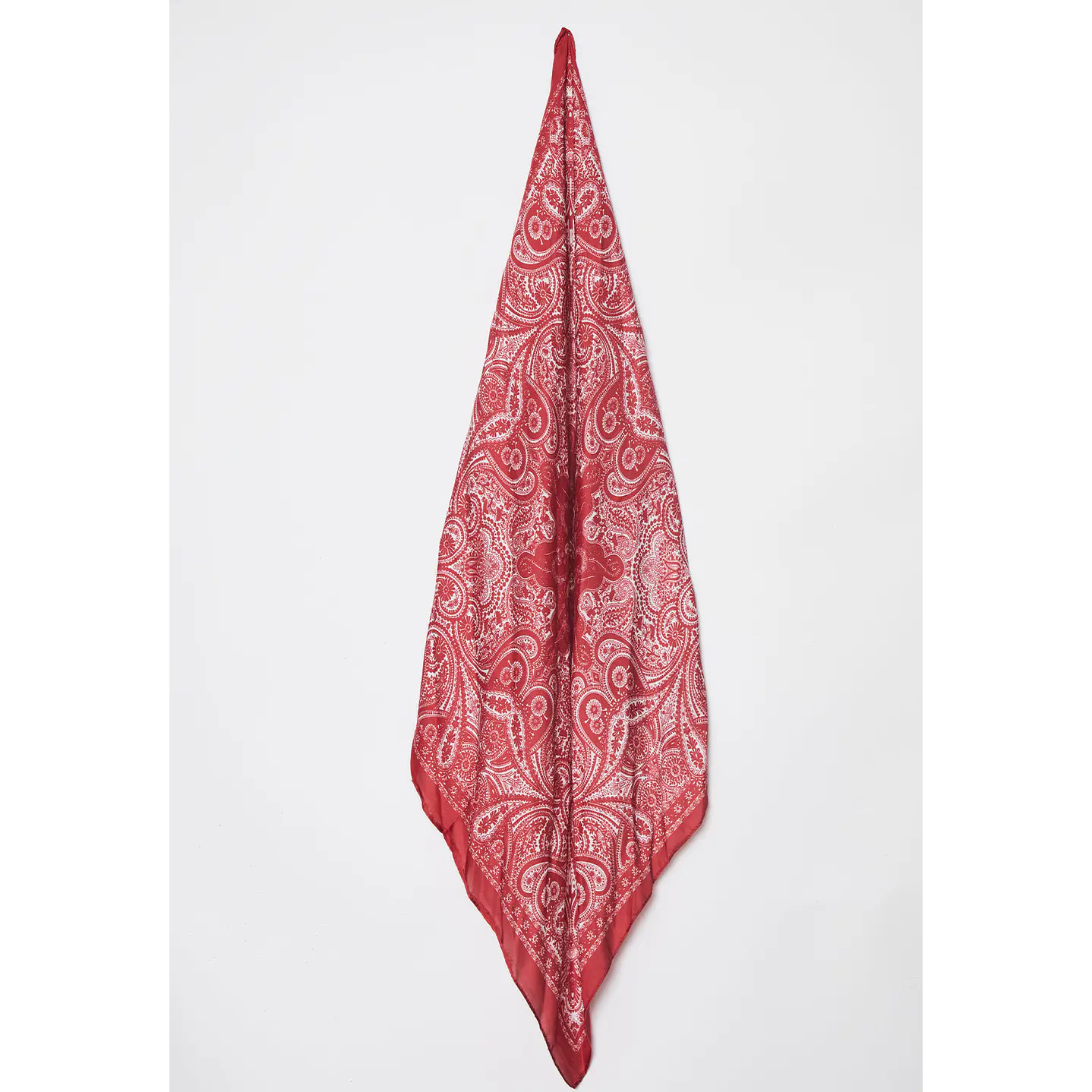 Pañuelo Satín Mujer Rojo Familyshop 2