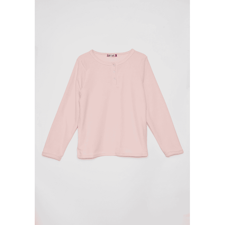 Pijama Polar Basta Mujer Rosado Familyshop 3