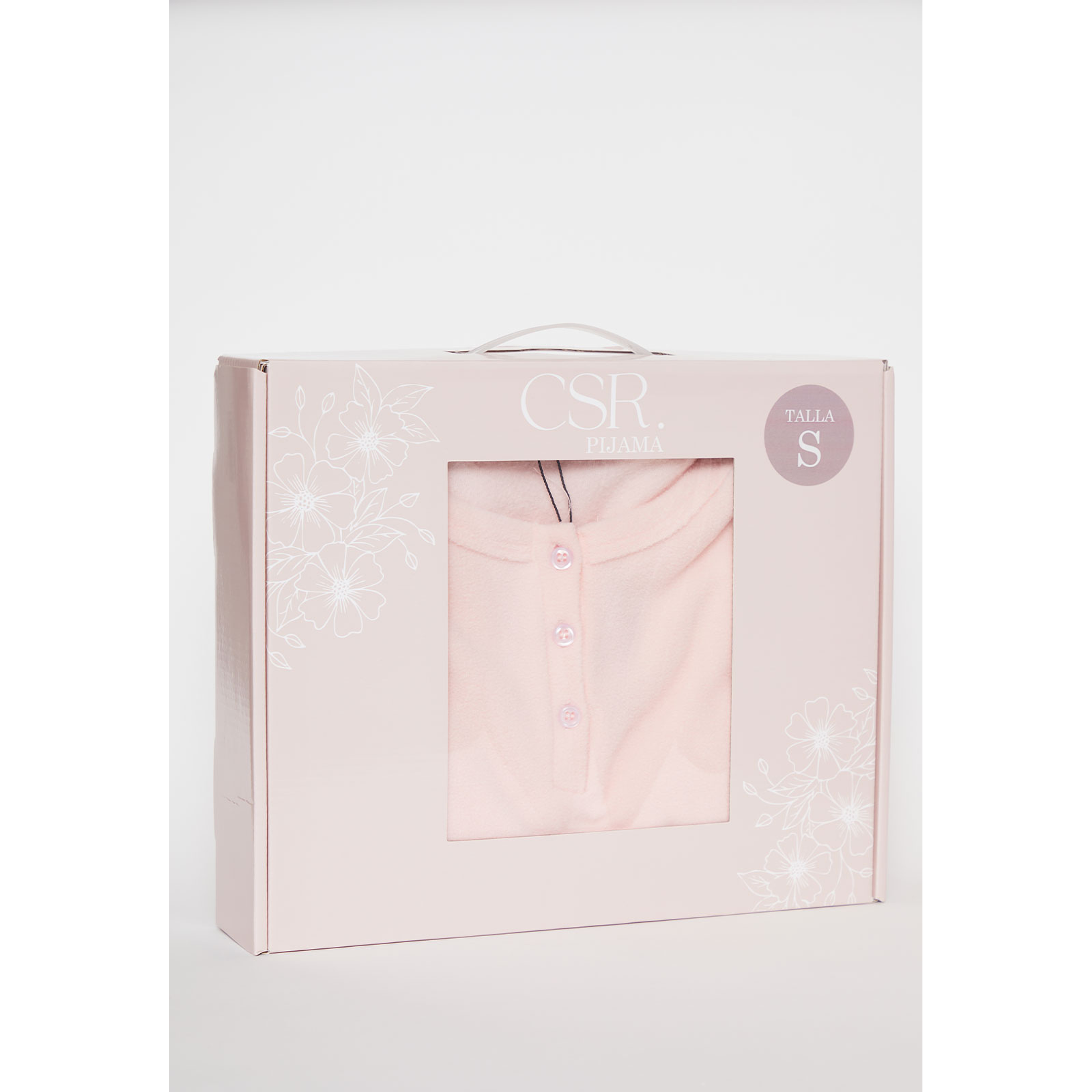 Pijama Polar Basta Mujer Rosado Familyshop 2