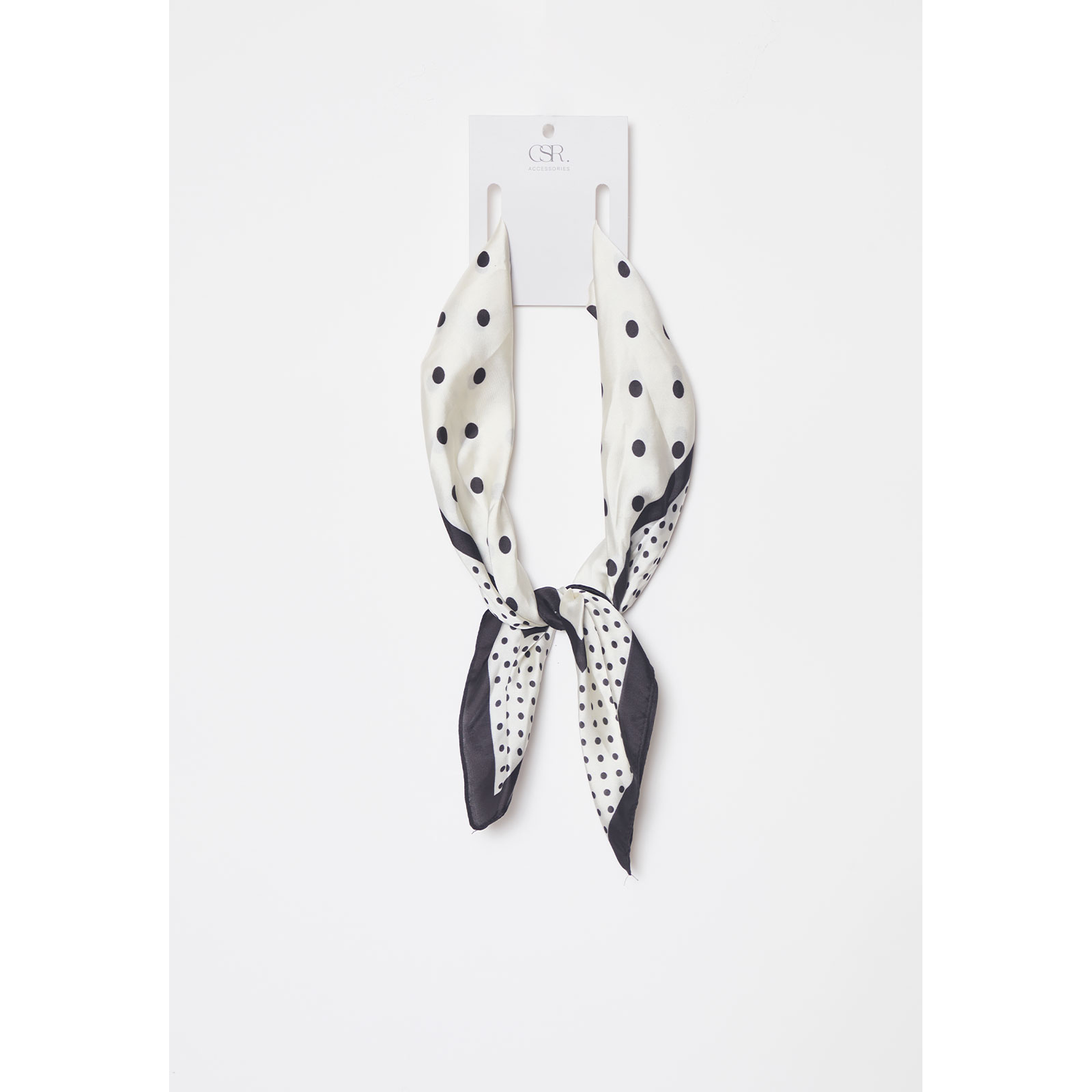 Bufanda Pañuelo Satín Mujer Blanco Familyshop 1