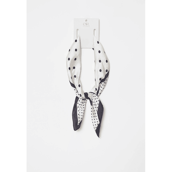 Bufanda Pañuelo Satín Mujer Blanco Familyshop 1