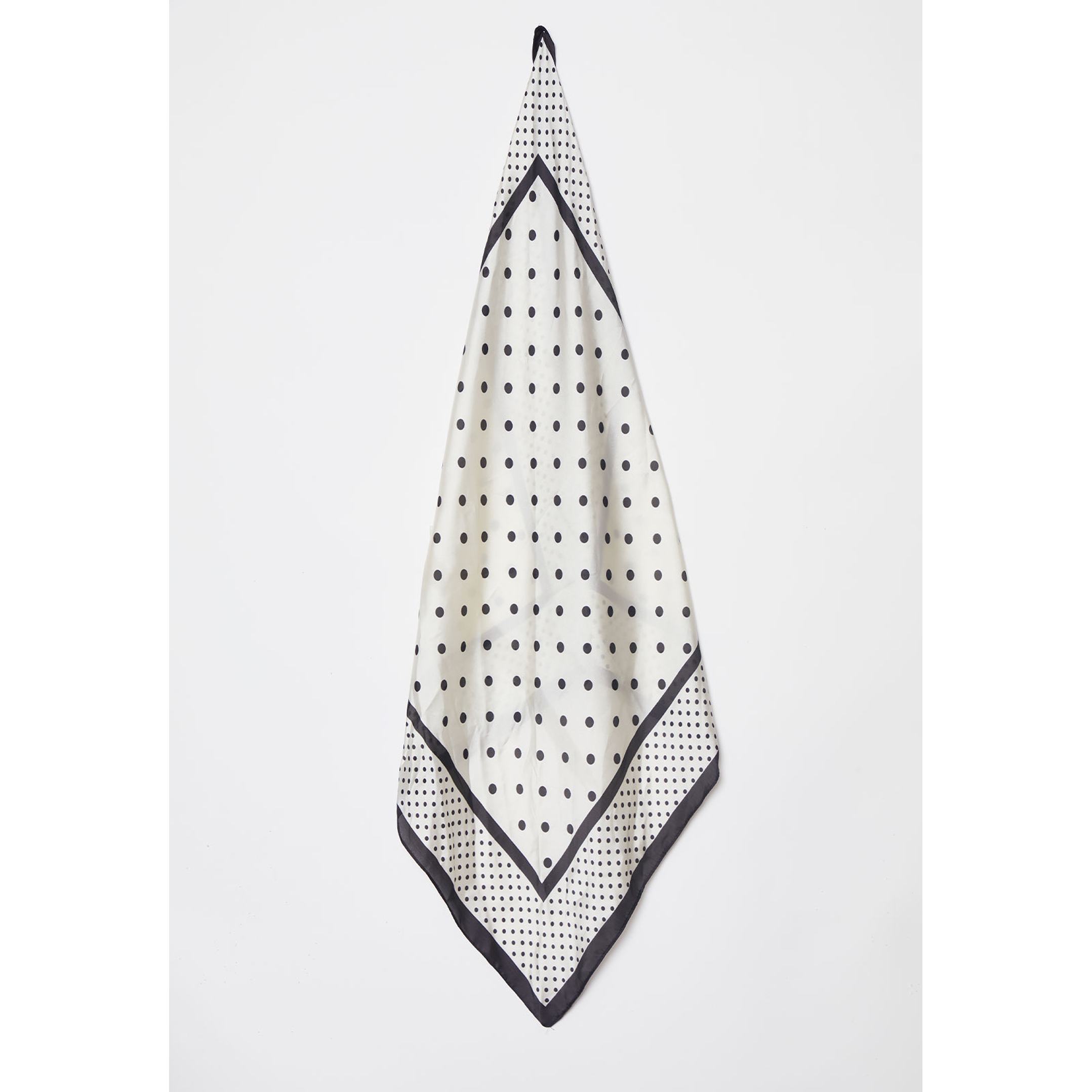 Bufanda Pañuelo Satín Mujer Blanco Familyshop 2