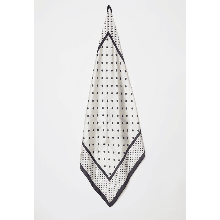 Bufanda Pañuelo Satín Mujer Blanco Familyshop 2