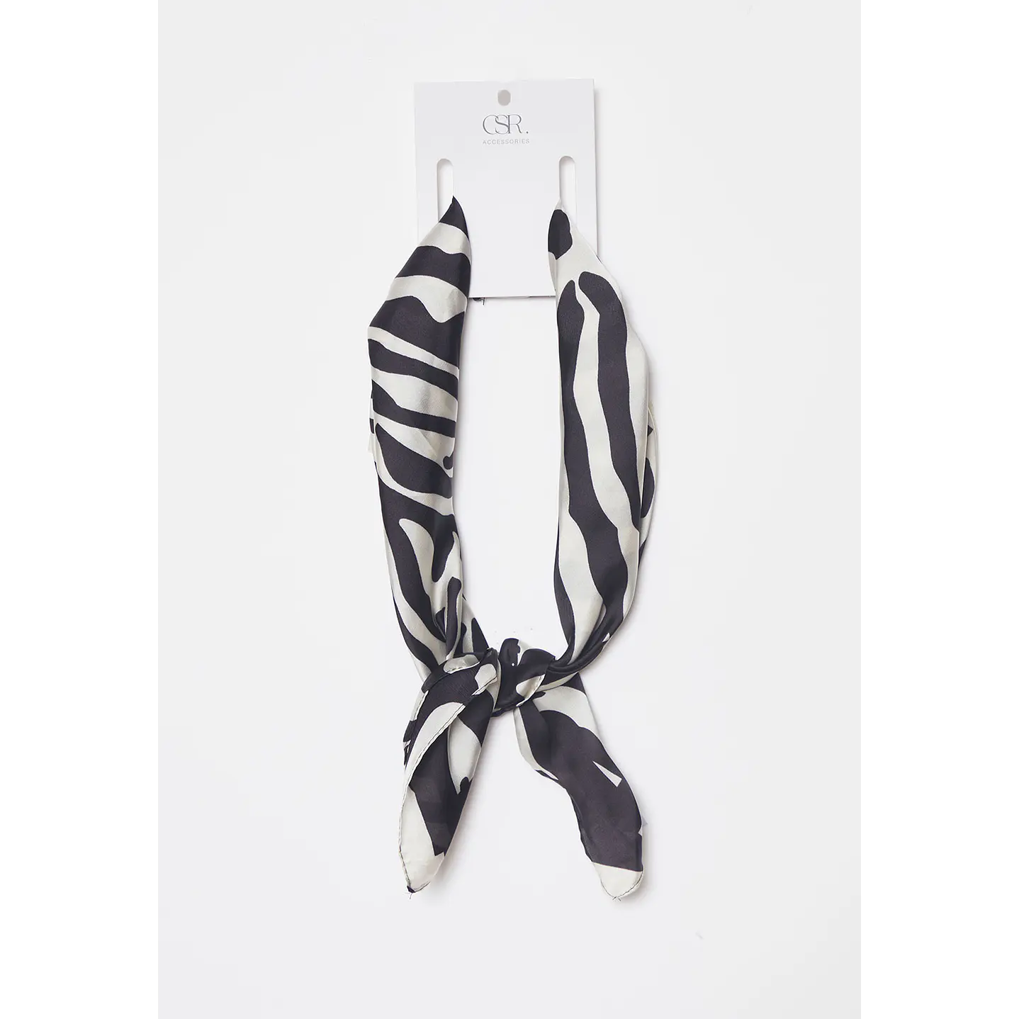 Pañuelo Satín Mujer Negro Familyshop  1