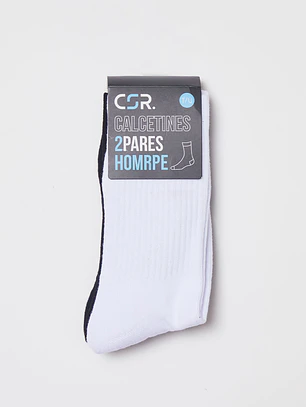 Calcetín Bipack Sport Hombre Negro Familyshop