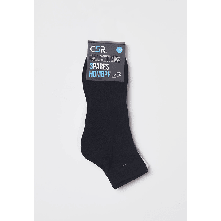 Calcetín Tripack Sport Bas Hombre Negro Familyshop 2