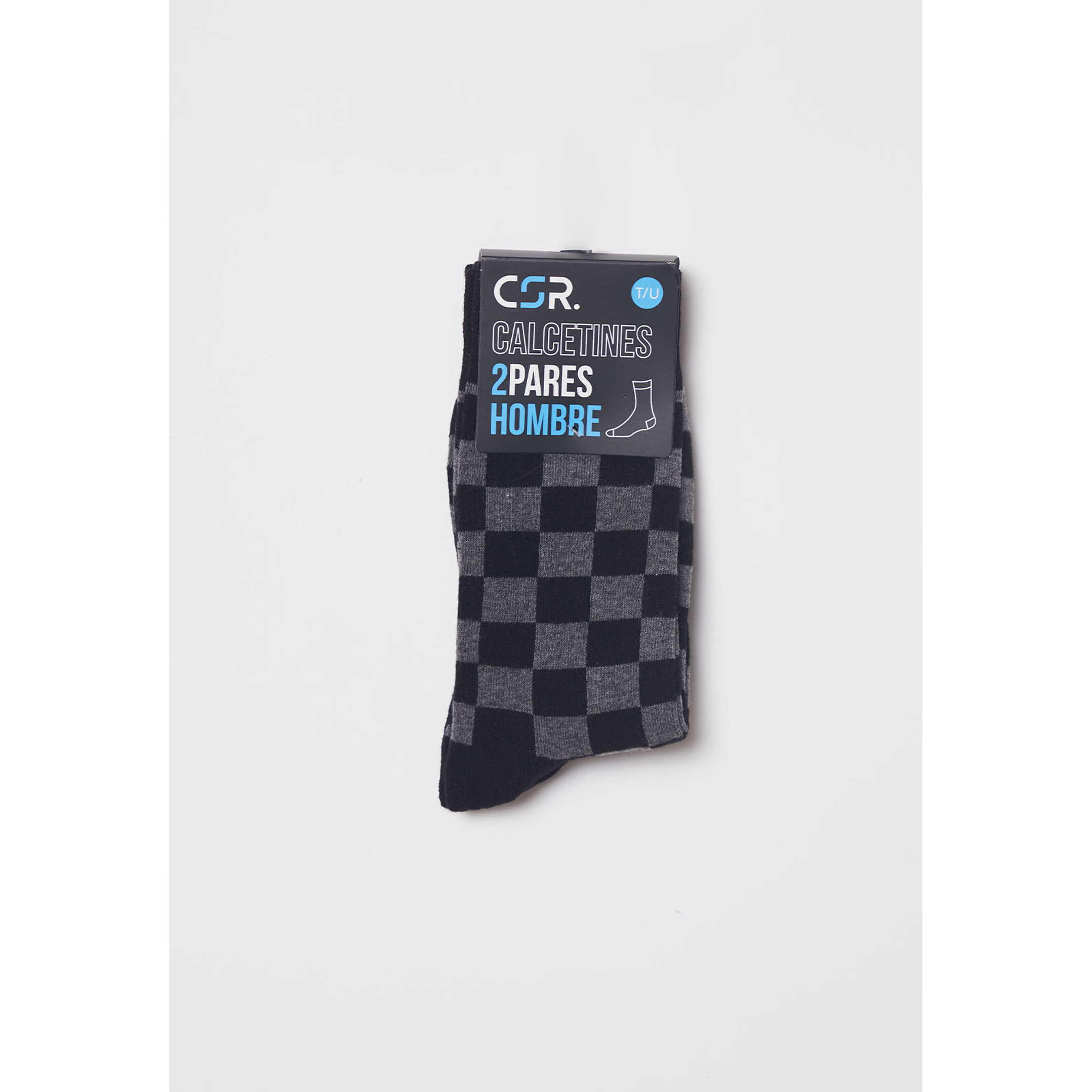 Calcetín Bipack Largo Classic Hombre Negro Familyshop 2