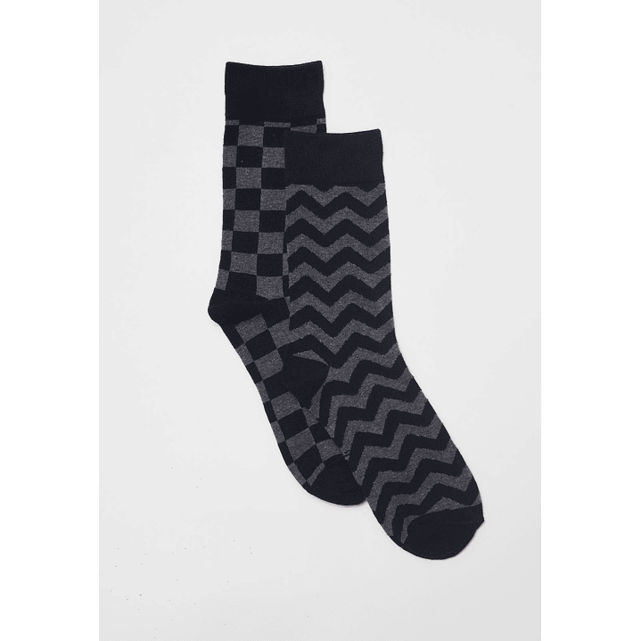 Calcetín Bipack Largo Classic Hombre Negro Familyshop 1