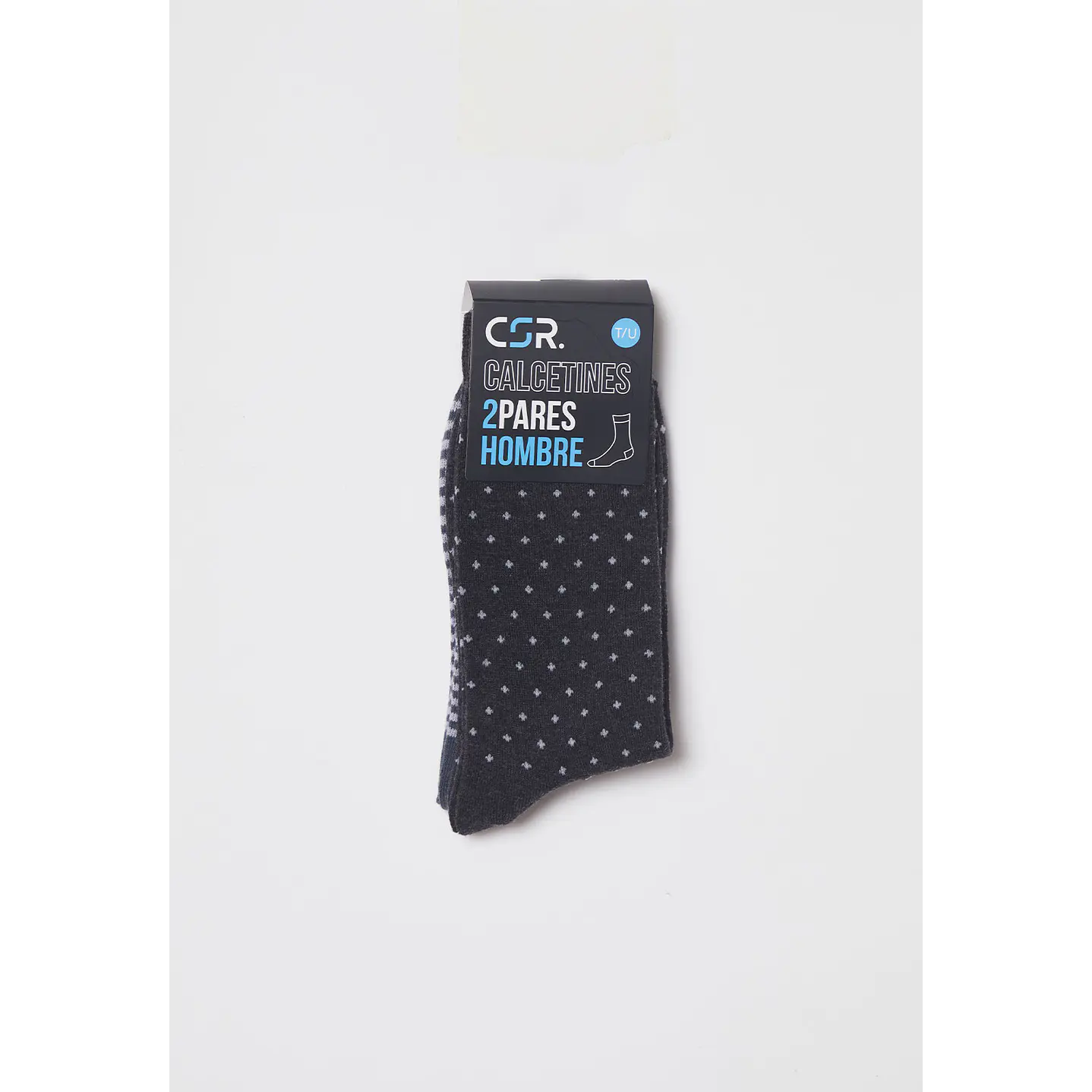 Calcetín Bipack Largo Classic Hombre Negro Familyshop 2