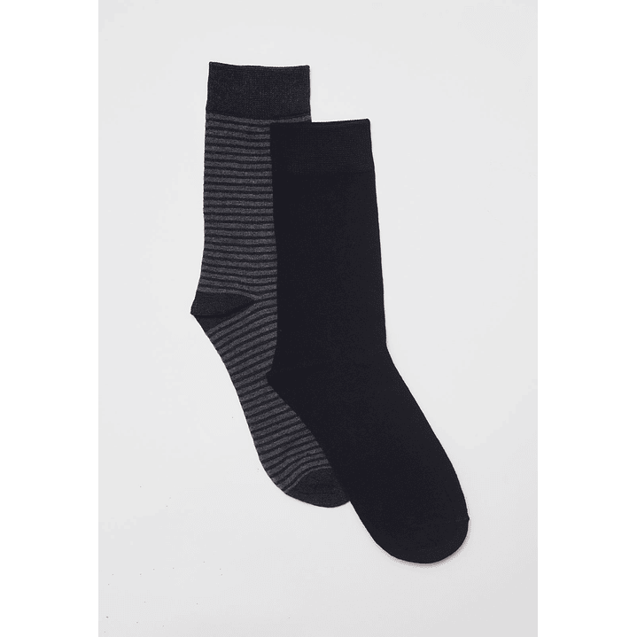 Calcetín Bipack Classic Hombre Negro Familyshop 1