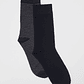 Calcetín Bipack Classic Hombre Negro Familyshop - Miniatura 1