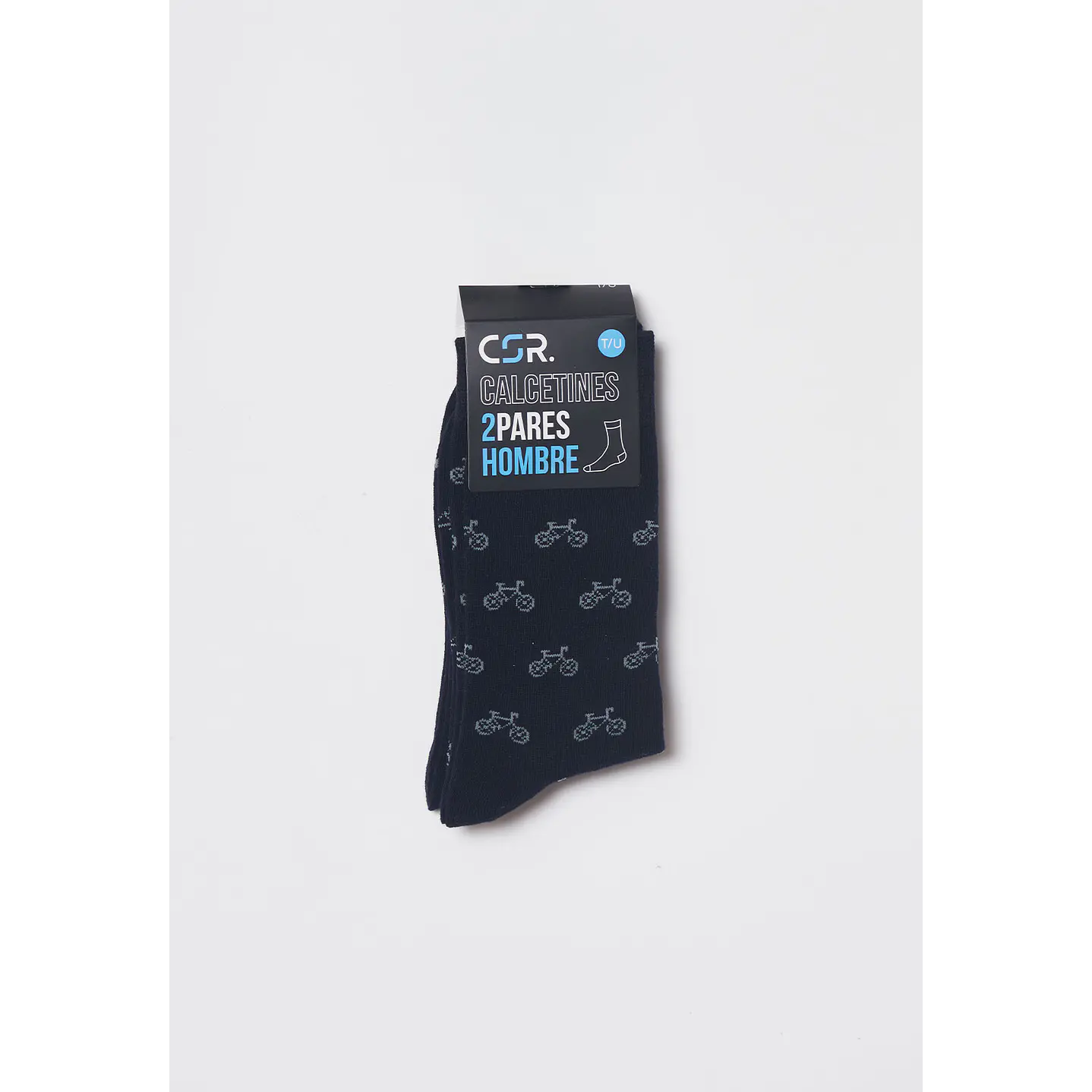 Calcetín Bipack Hombre Negro Familyshop 2