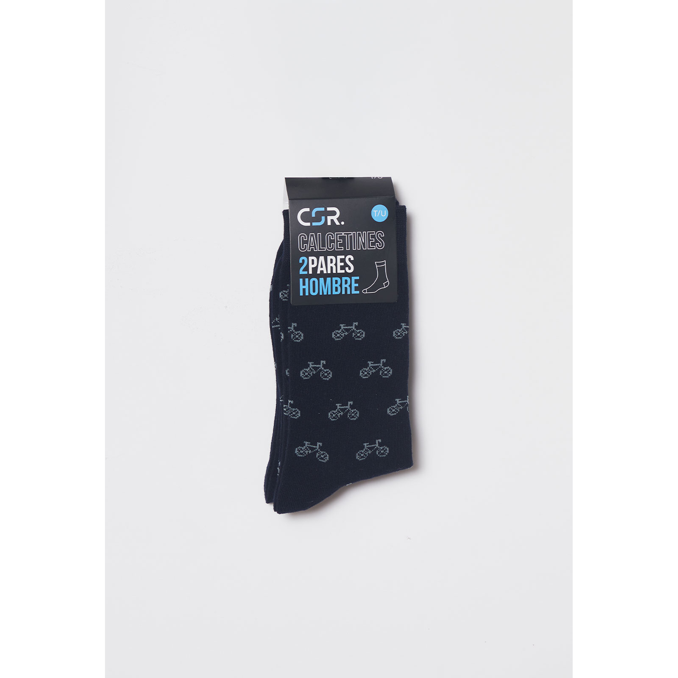 Calcetín Bipack Hombre Negro Familyshop 2