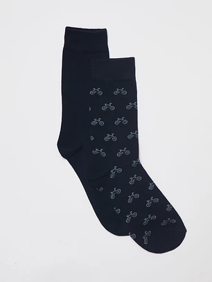 Calcetín Bipack Hombre Negro Familyshop