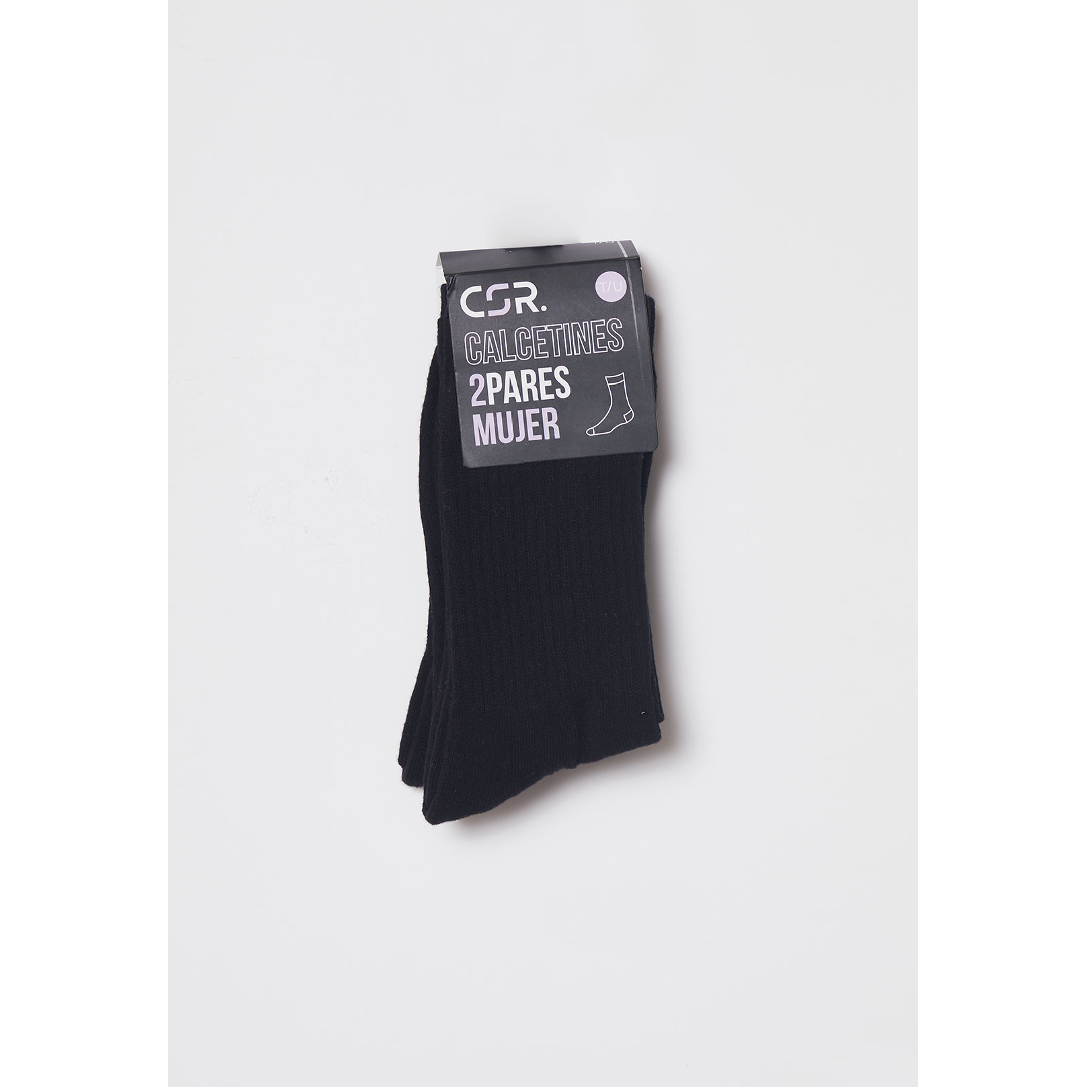 Calcetín Bipack Sport Basic Mujer Negro Familyshop 2