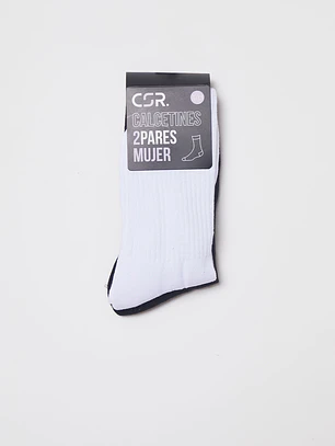 Calcetín Bipack Sport Mujer Negro Familyshop