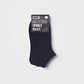 Calcetín Pack 5 Corto Mujer Negro Familyshop - Miniatura 2