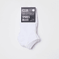 Calcetín Pack 5 Corto Mujer Blanco Familyshop - Miniatura 2