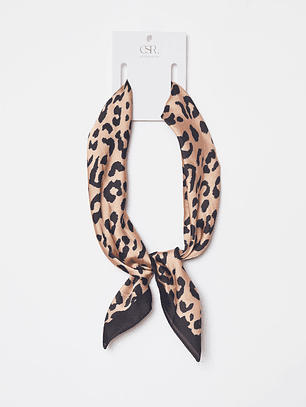 Bufanda Pañuelo Satín Mujer Amarilla Familyshop