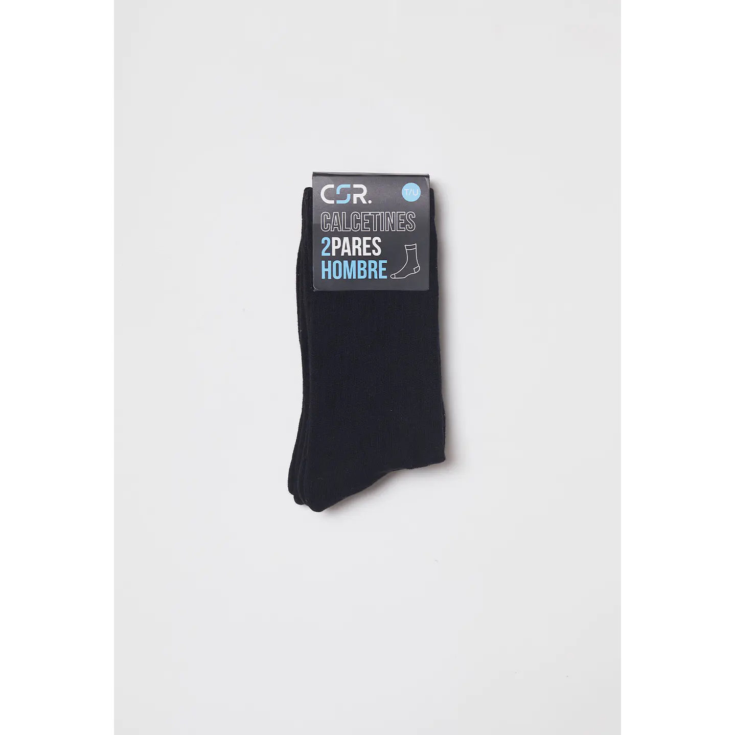 Calcetín Bipack Sport Largo Hombre Negro Familyshop 2