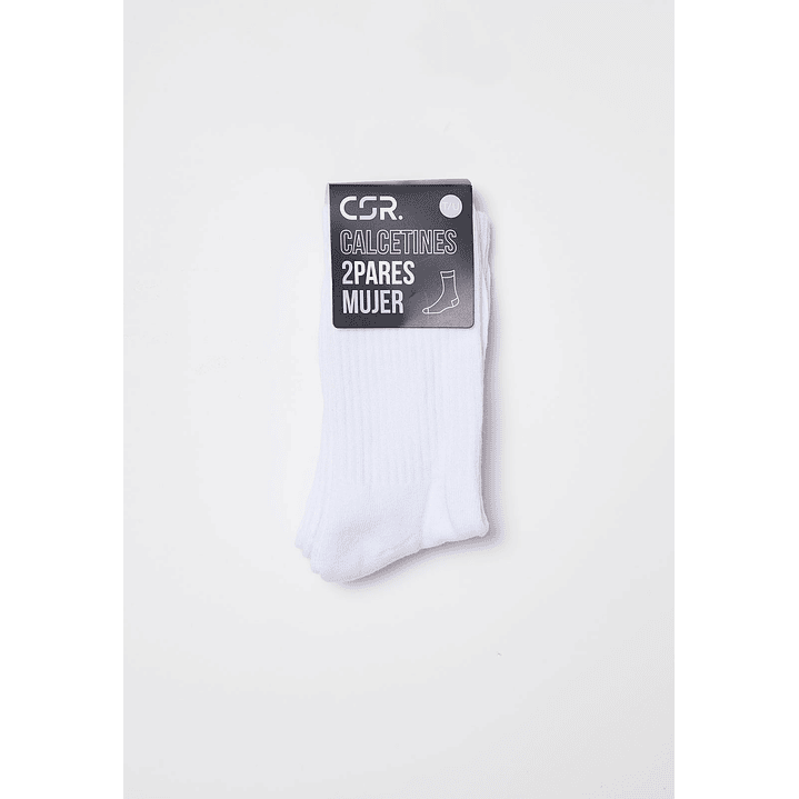Calcetín Bipack Sport Mujer Blanco Familyshop 2