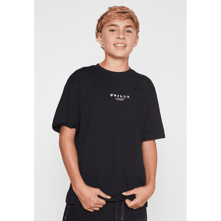 Polera Dragon Lolo Negro Familyshop 1