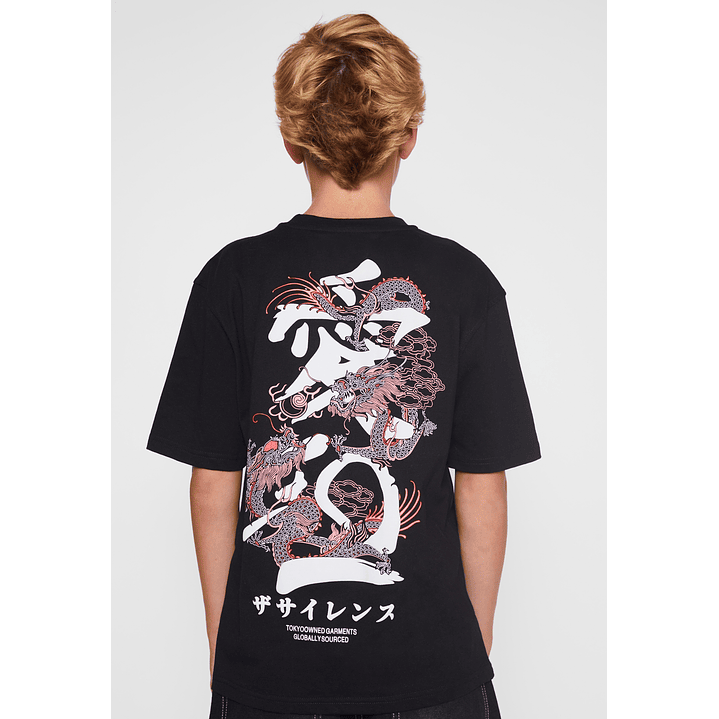 Polera Dragon Lolo Negro Familyshop 4