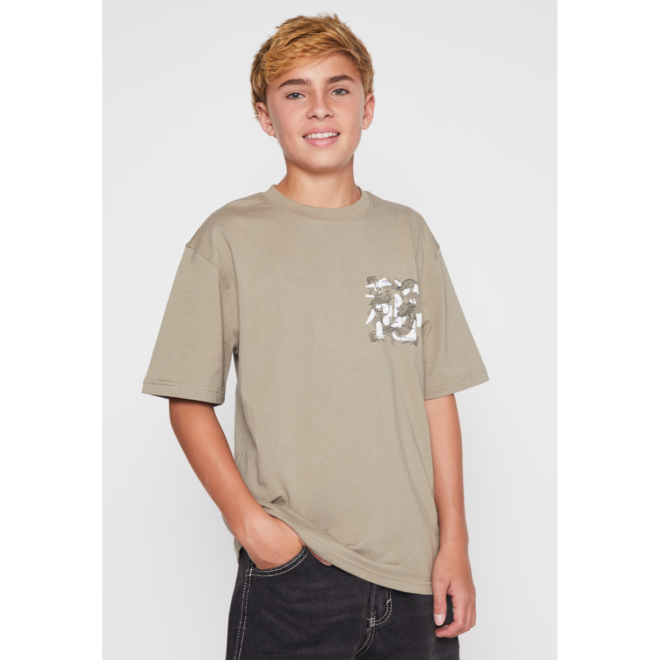 Polera Dragones Lolo Verde Familyshop 1