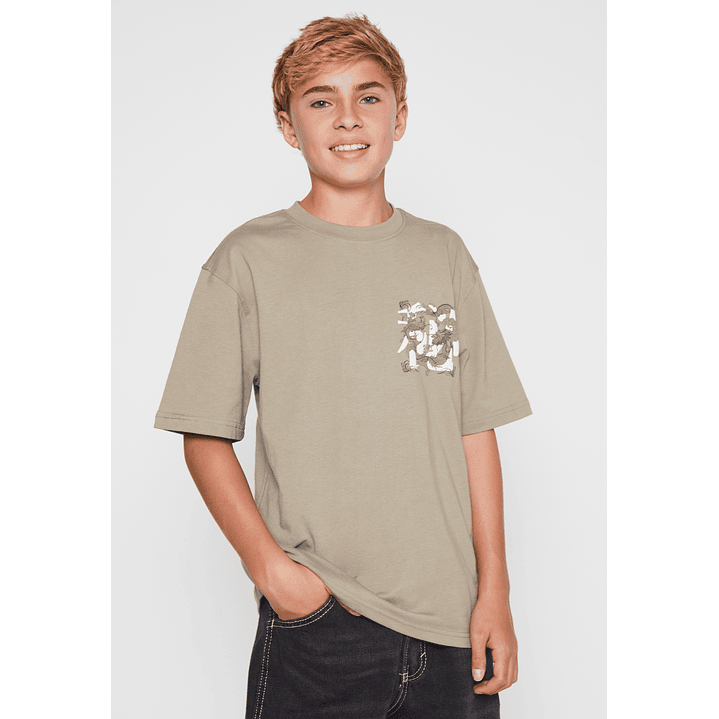 Polera Dragones Lolo Verde Familyshop 1