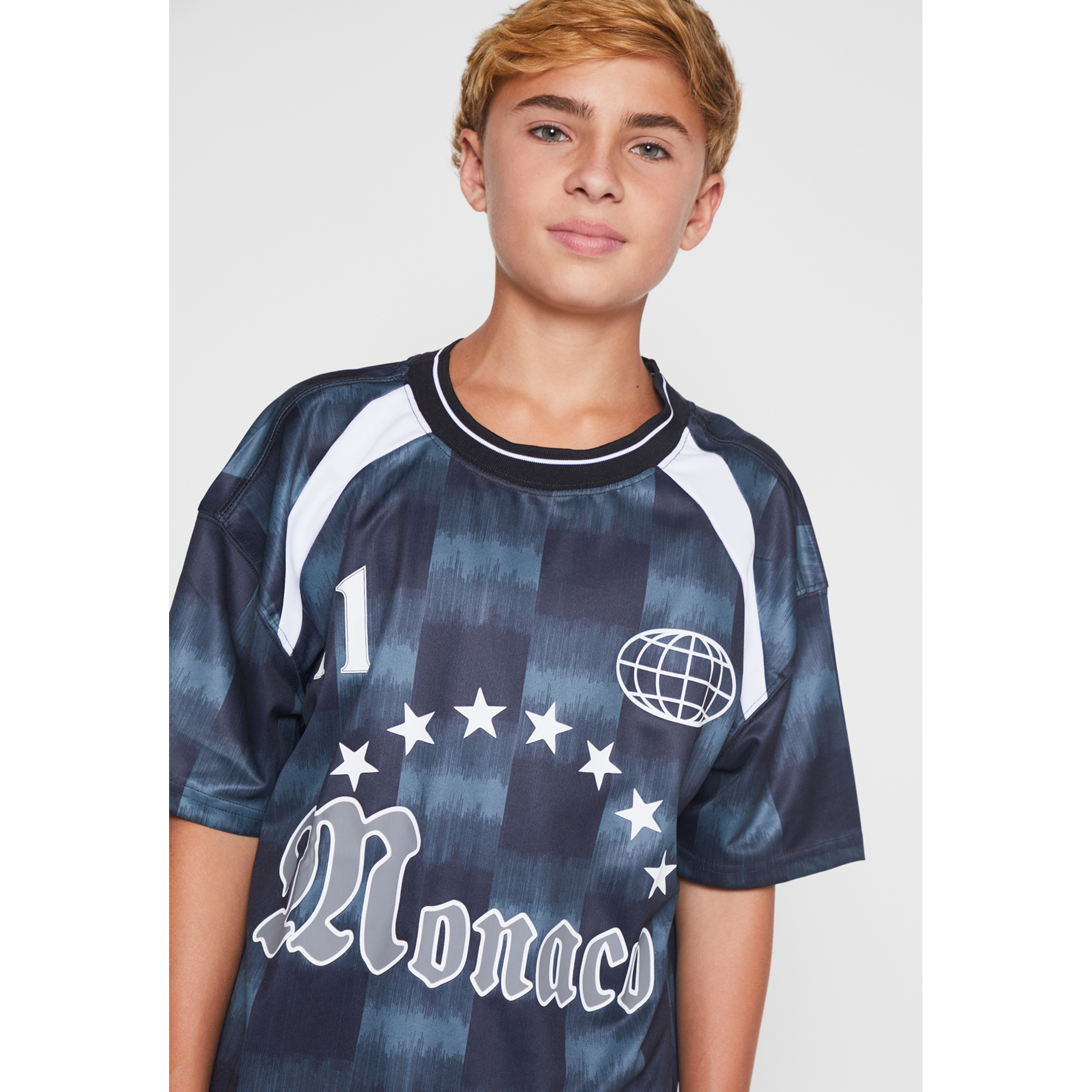 Polera Monaco Fútbol Lolo Negro Familyshop 4