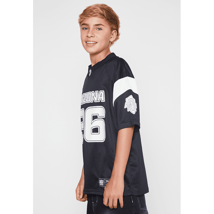 Polera Deportiva Arizona Lolo Negro Familyshop 2