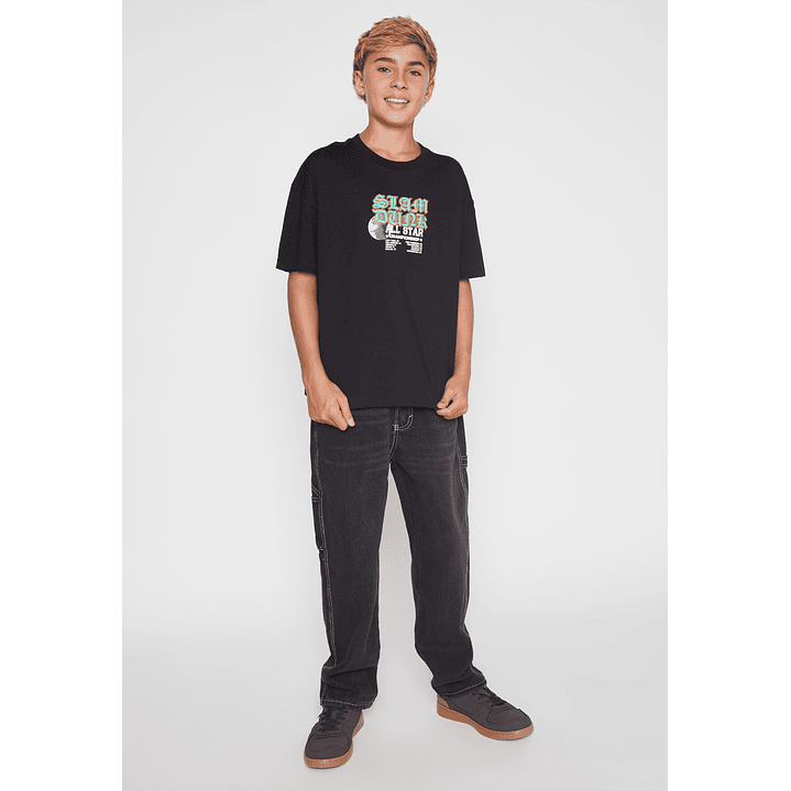 Polera All Star Lolo Negro Familyshop 2