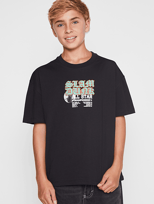 Polera All Star Lolo Negro Familyshop