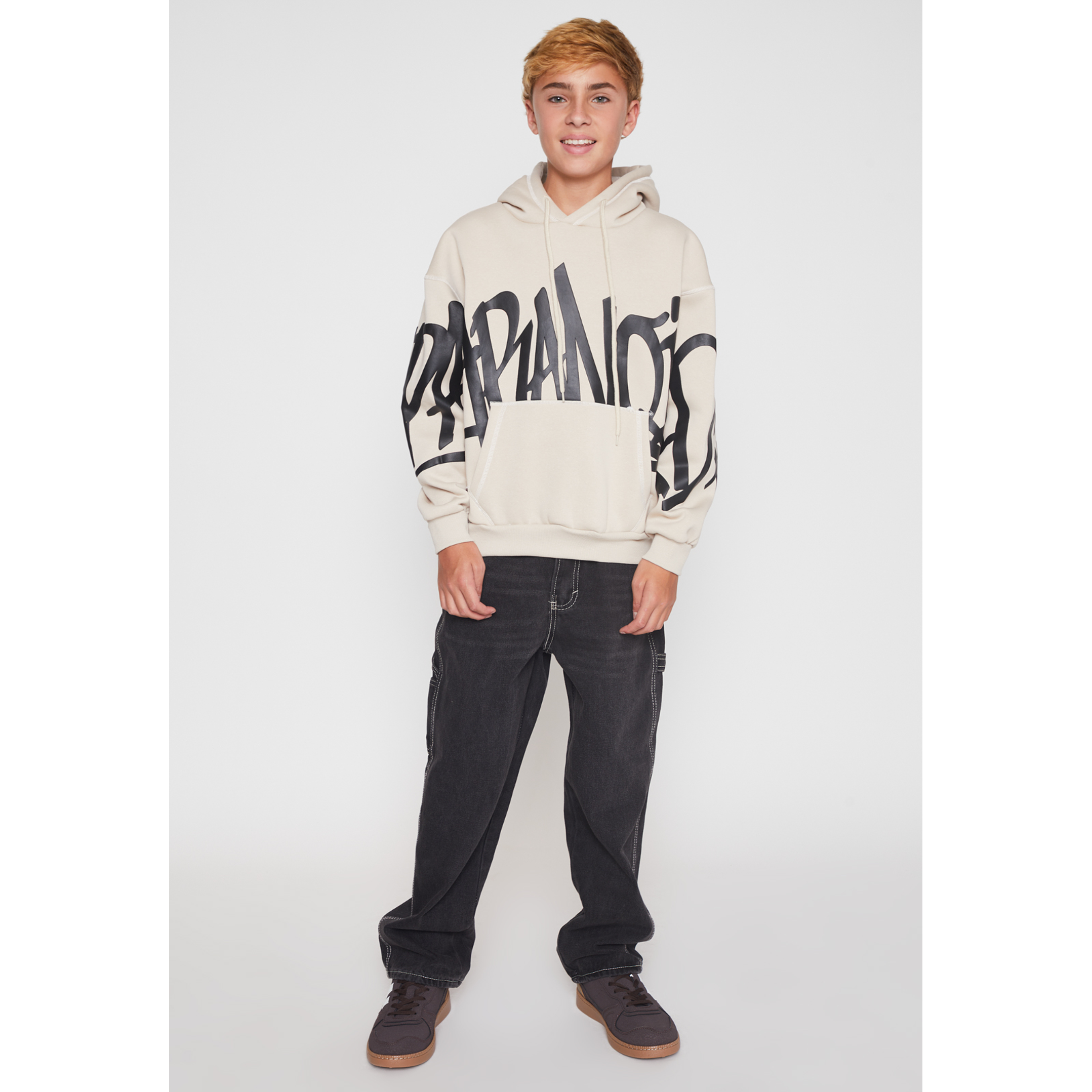 Polerón Contraste Lolo Beige Familyshop 2