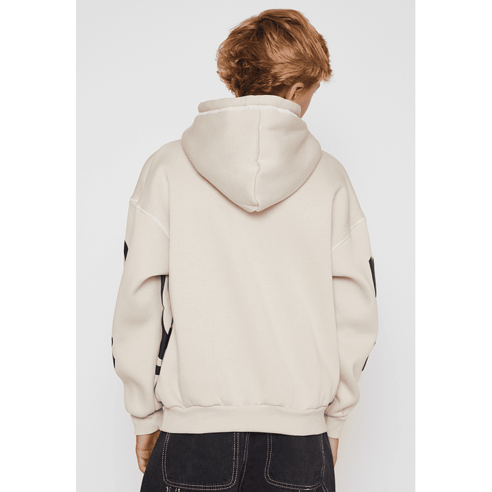 Polerón Contraste Lolo Beige Familyshop 3