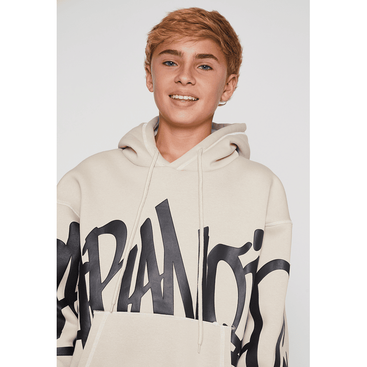 Polerón Contraste Lolo Beige Familyshop 4