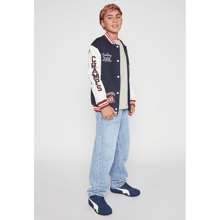 Chaqueta Varsity Lolo Azul Familyshop 2