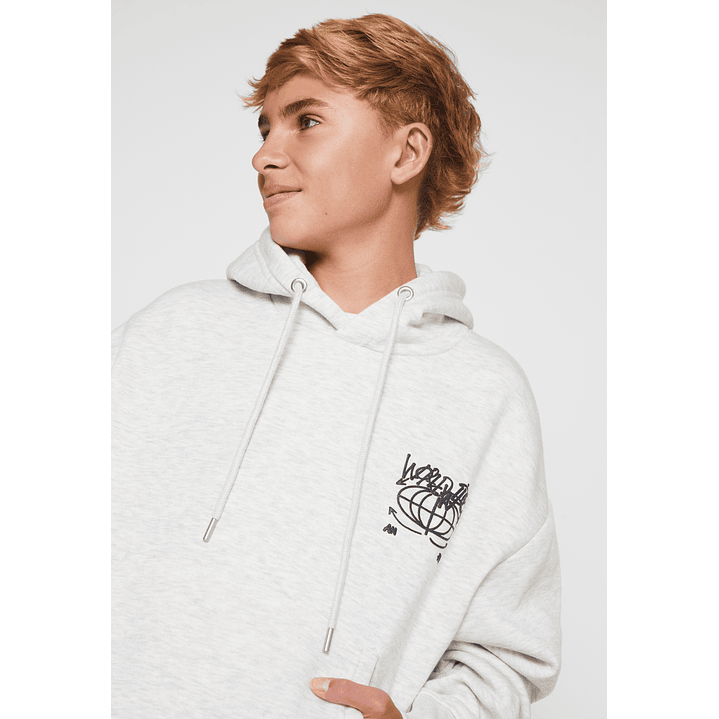 Polerón Bordado Lolo Gris Familyshop 3