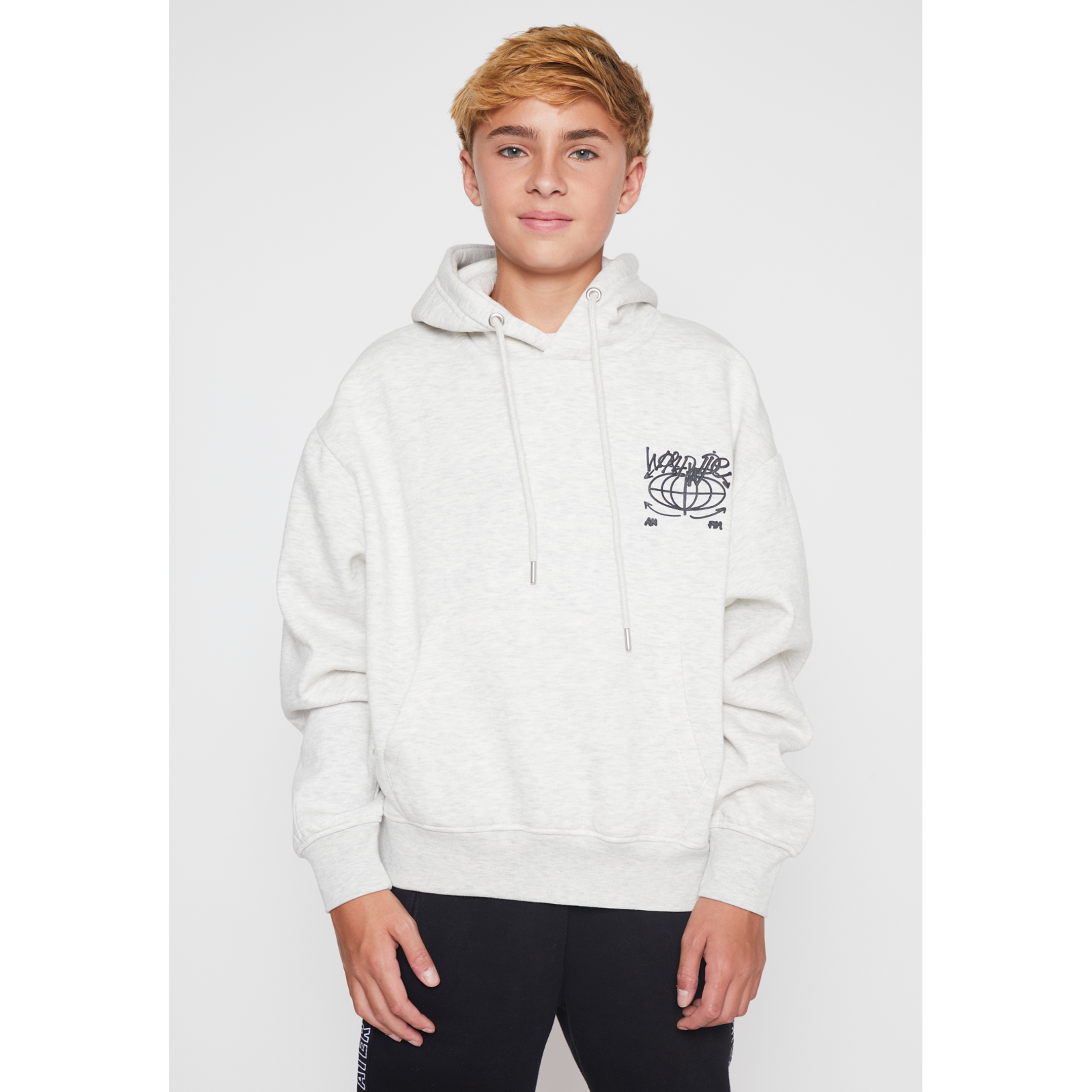 Polerón Bordado Lolo Gris Familyshop 1