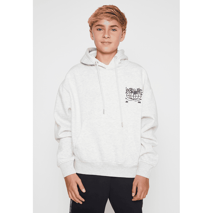 Polerón Bordado Lolo Gris Familyshop 1